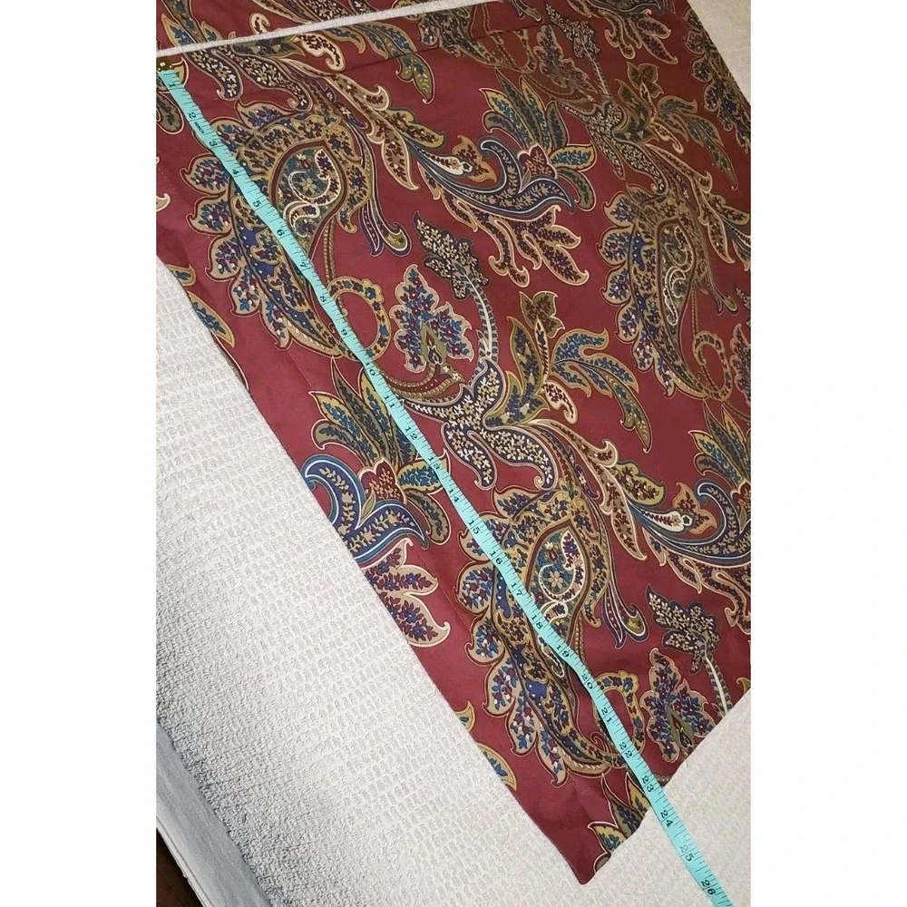 Lauren Ralph Lauren Home‎ Collection 2 pillow shams standard Maroon Teal Floral